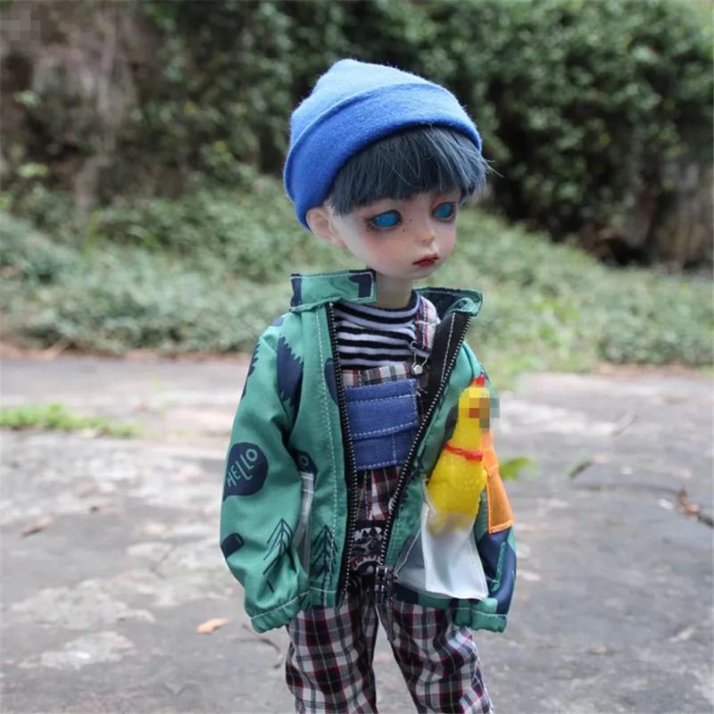 

BJD Doll Clothes are designed to fit in a 1/4 1/6 size Blythes 1/6 casual jacket with a trendy new trend, a queer-orange jacket