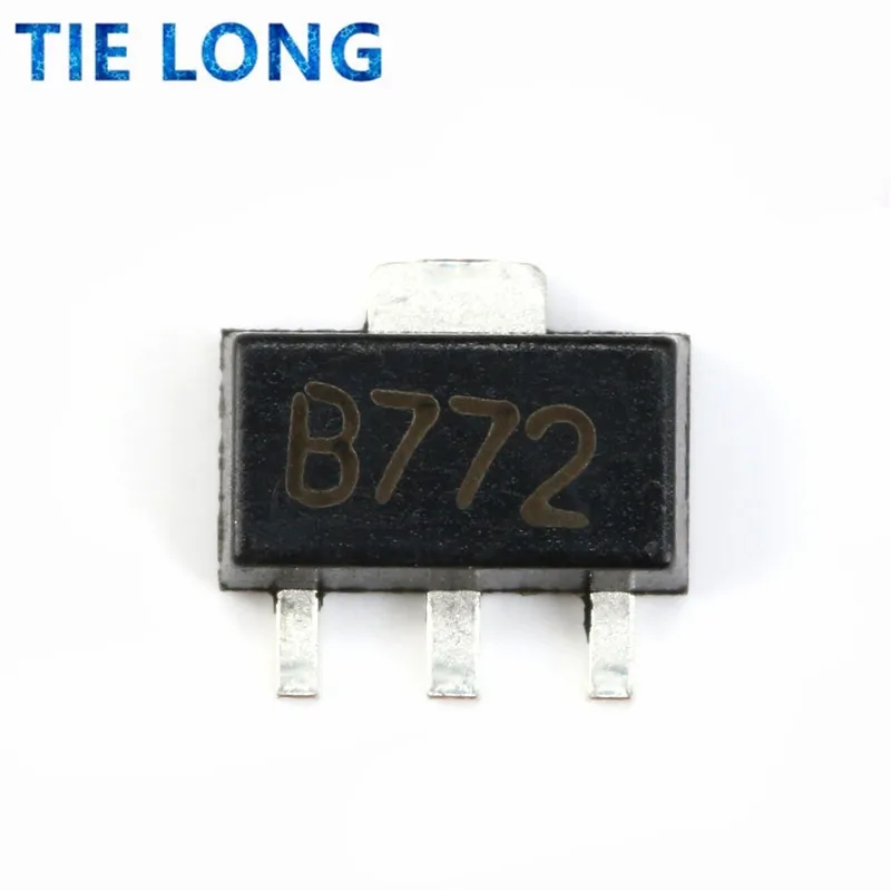 20PCS 2SB772 SOT89 B772 SMD SOT-89 2SD882 D882 PNP MEDIUM POWER TRANSISTOR