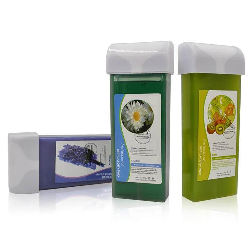 Natural Roll-On Depilatory Wax Cartridge For Hair Removal Painless Hot Depilatory Warmer Heater Waxing 16 Kinds Of Scents