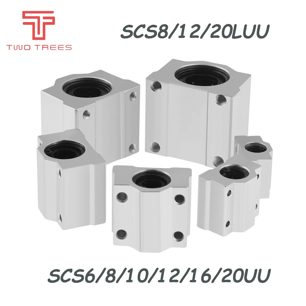 3D printer parts SC8UU SCS10UU SCS8UU SCS10LUU 8mm Linear Motion Ball Bearing block with LM8UU bush Slide Linear Shaft for CNC