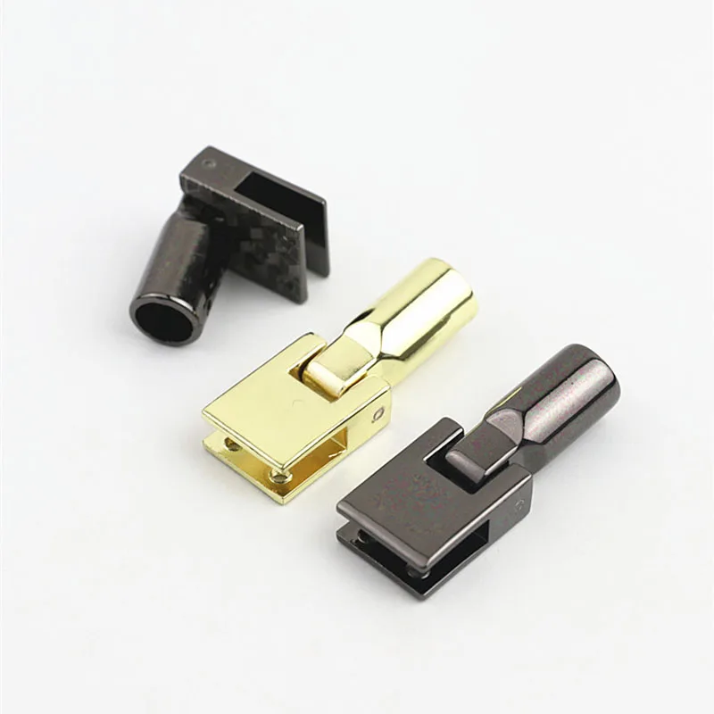 2pcs Metal Handle Buckle Fashion Hang Clasp for DIY Handbag Bag Purse Luggage Hardware Closure Bag Parts Accessories 2 Colors