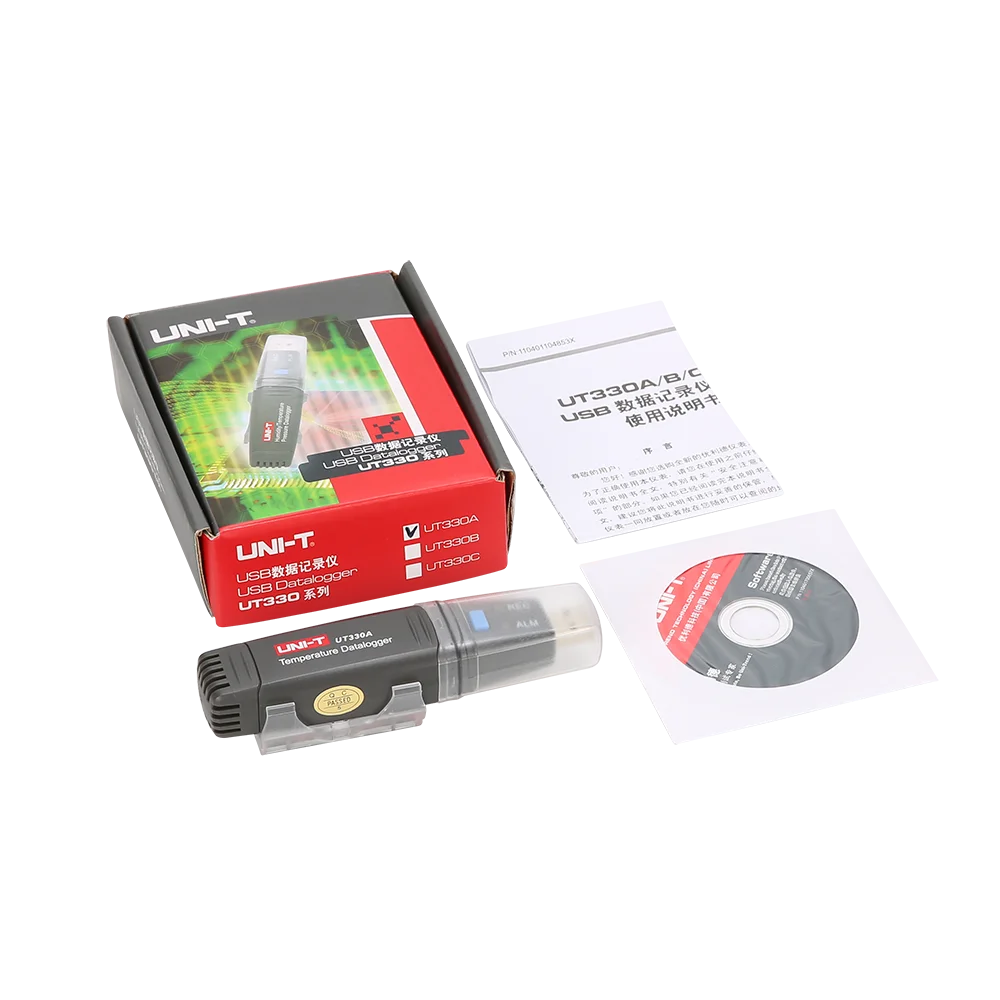 UNI-T UT330A Datalogger Temperatura IP67 Impermeabile Stazione Meteo USB Esportazione di Dati Termometro