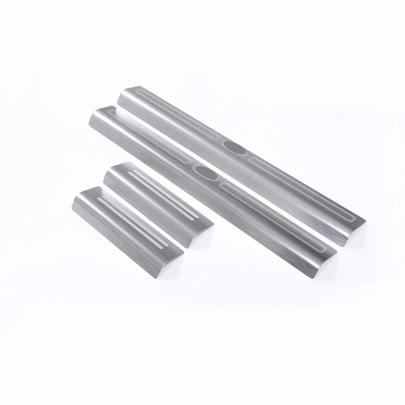 4pcs Aluminum alloy Exterior Door Sill Scuff Threshold Protector Plate Cover Trim For Land Rover Discovery 5 LR5 L46 Car Styling