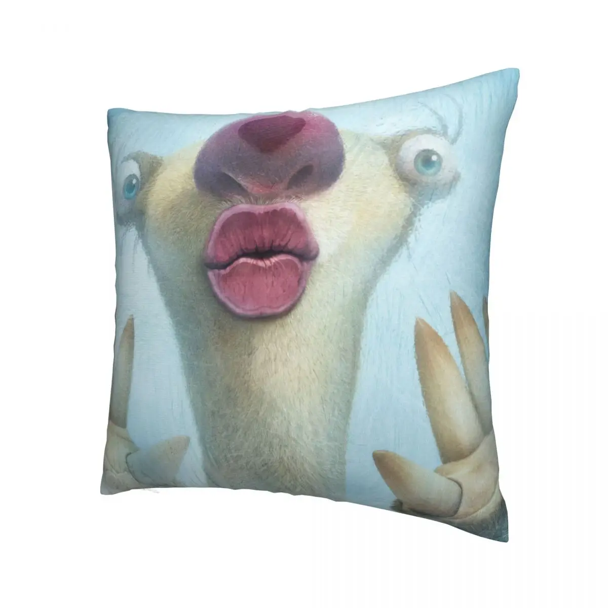 Sid Throw Pillow Case Ice Age Manfred Animated Film Backpack Coussin Covers DIY Printed Fashion For Sofa Decor