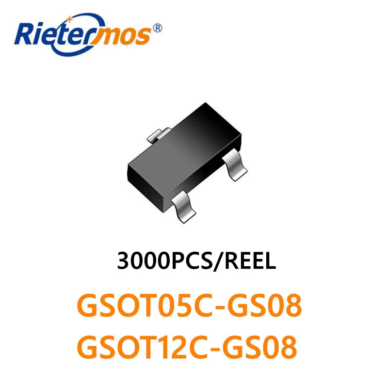 

3000pcs GSOT05C-GS08 GSOT05C GSOT12C-GS08 GSOT12C sot23 made in China