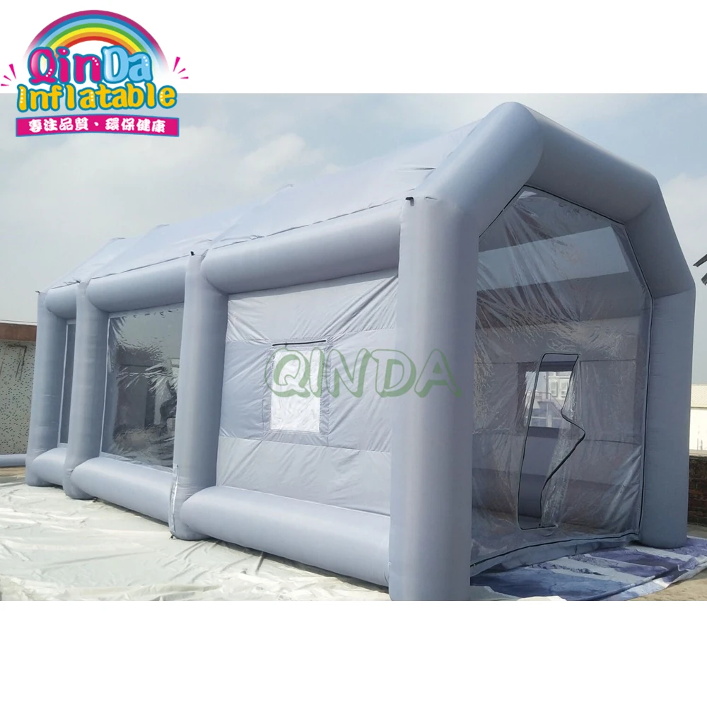 Giant Car Tent With Flitters Mobile Small Used Inflatable Car Spray Paint Booth For Sale