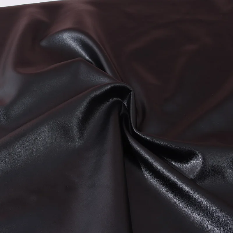 Good 69*50cm Black 4 Way Stretch Faux Leather Fabric PU Synthetic Sewing Leather Sofa Fabric Material Diy Pants Clothing Jacket