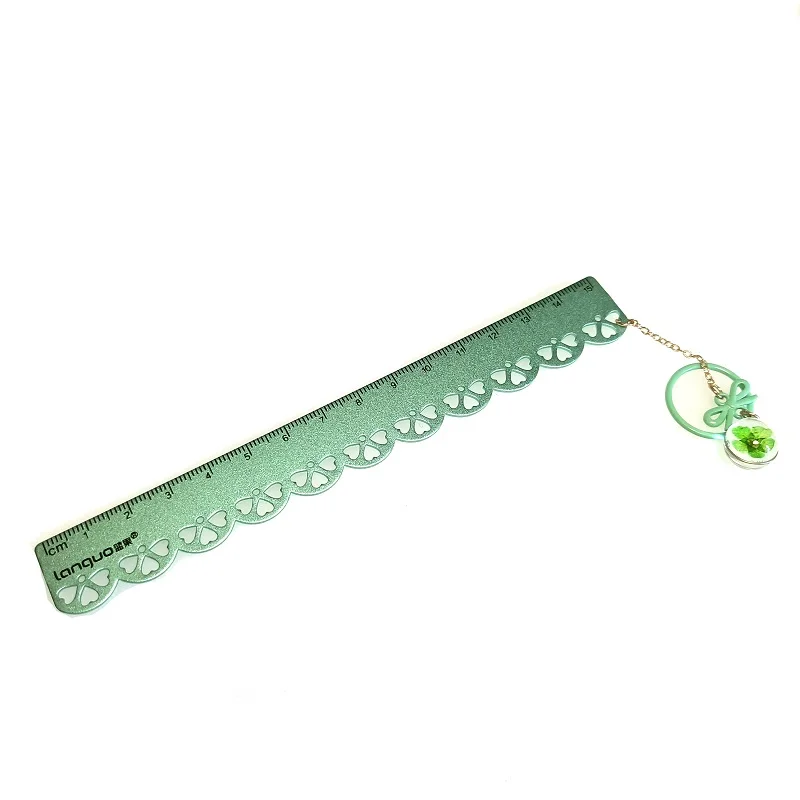 Mode Lesezeichen Lineal Metall Nette Herrscher Bunte