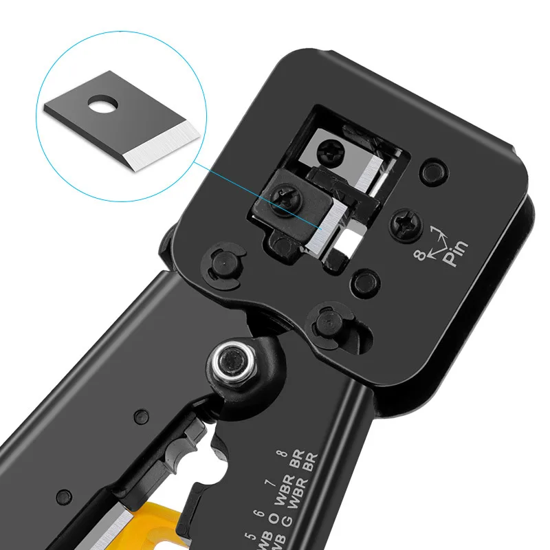 NEW EZ rj45 crimper RJ45 Crimping Tool Hand Network Tool kit for cat6 cat5 cat5e rj45 rj11 connector 8P 6P Cable Wires plier