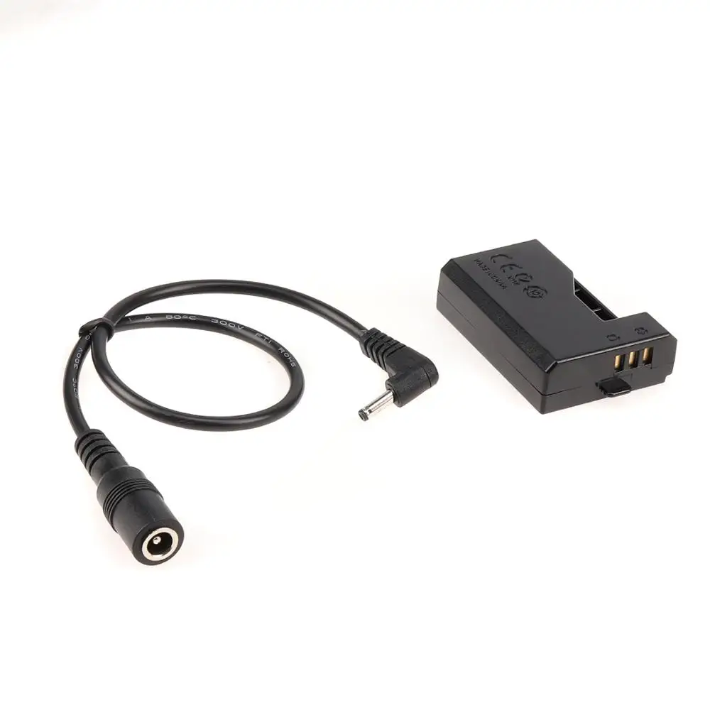 FOTGA LP-E10 Dummy Battery Plate with 5.5*2.1mm Female Cable For Canon EOS 1100D 1200D 1300D 1500D 3000D