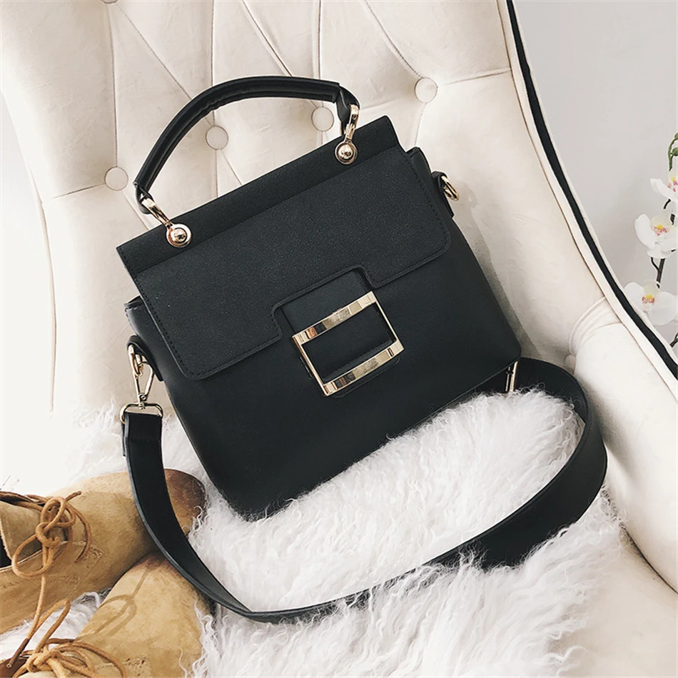 Women Bag Vintage Shoulder Bags 2021 New Buckle Matte Leather Handbags Crossbody Bags for Women Famous Brand Summer Style Sac