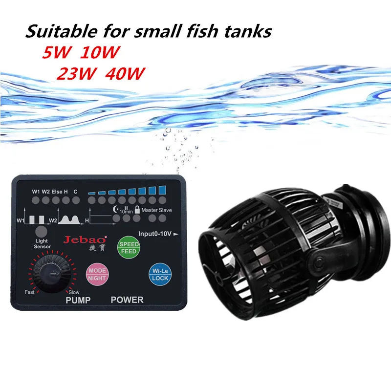 

100-240V Silent Fish Tank Wave Pump Powerful Aquarium Wave Maker Propeller Flow Pump Aquarium Wavemaker With Controller