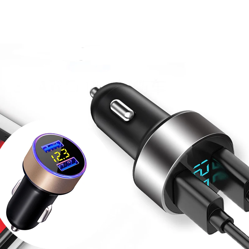 3.1A Dual USB Car phone Charger For Chery Tiggo Fulwin A1 A3 QQ E3 E5 G5 V5/