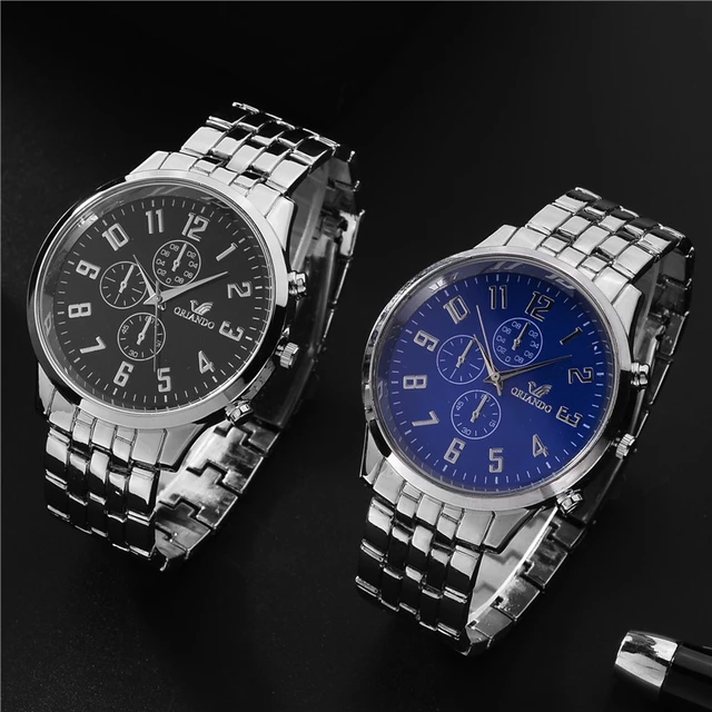 ORLANDO Brand Men Watches Luxury Fashion Quartz Watch Male Stainless Steel Wristwatches Relogio Masculino