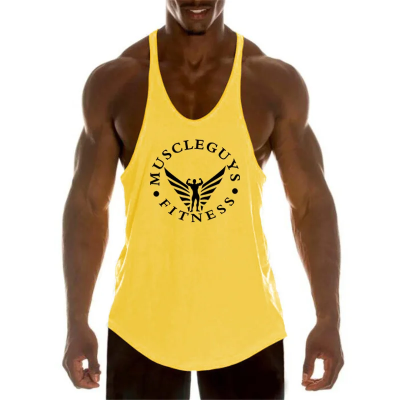 Workout Clothing Fitness Top Men Gym Tank  Mens Bodybuilding Brand Vest Muscle Sleeveless Singlets Fashion Sports Shirt