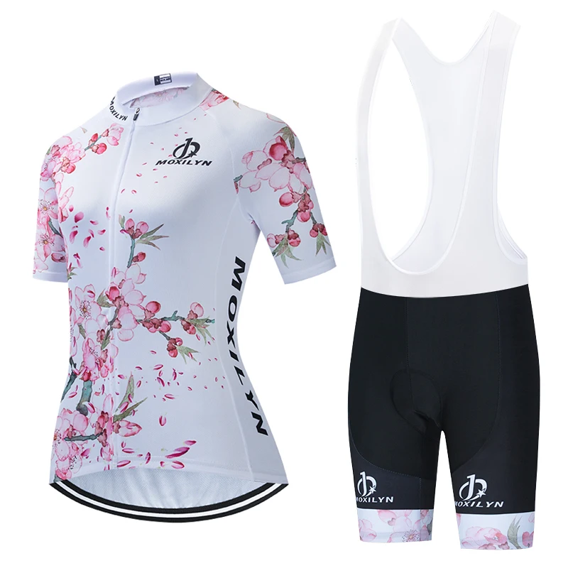 Moxilyn Pro Women Cycling Jerseys Sets MTB Bike Cycling Clothing Breathable Mountian Bicycle Clothes Summer Bike uniform Wear