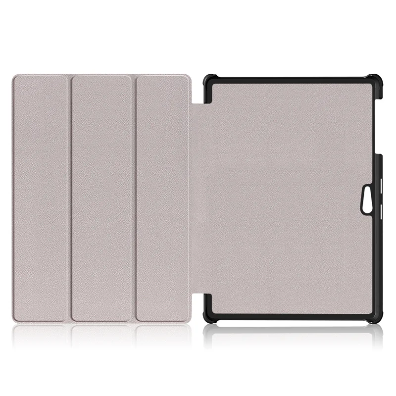 Luxo couro do plutônio folio magnético suporte caso para microsoft surface go 2 caso capa tablet funda para superfície go 3 flip cover