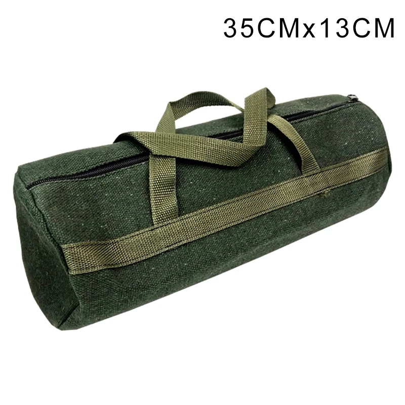 Durable Thick Canvas Pouch Tool Bags Storage Organizer Instrument Case Portable for Electrical Tool Tote Bag Multifunction Case