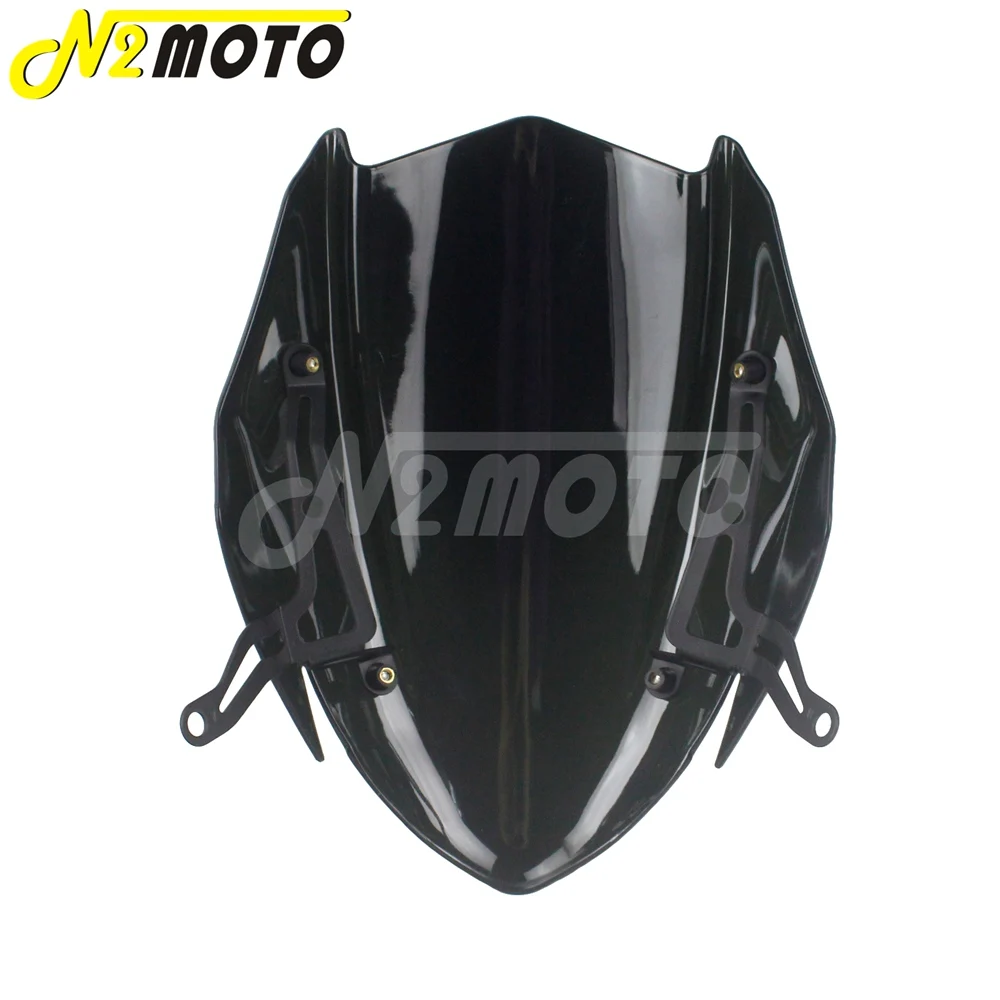 Motorcycle Windshield For 2017-2019 SUZUKI GSX-S750 GSXS750 GSXS 750 2019 ABS Plastic Windscreen Deflectors with Bracket
