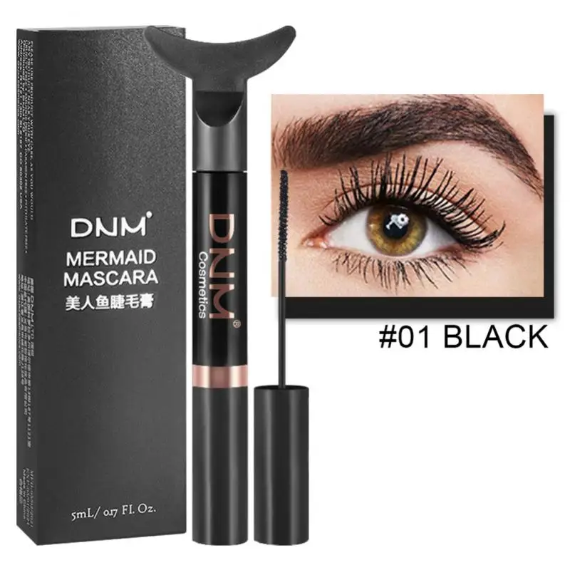 1/2/3/4/6pcs 6-color Fine Brush Mascara Color Fine Brush Creative Mermaid 3D Mascara Lasting And Not Easy To Smudge Cosmetics