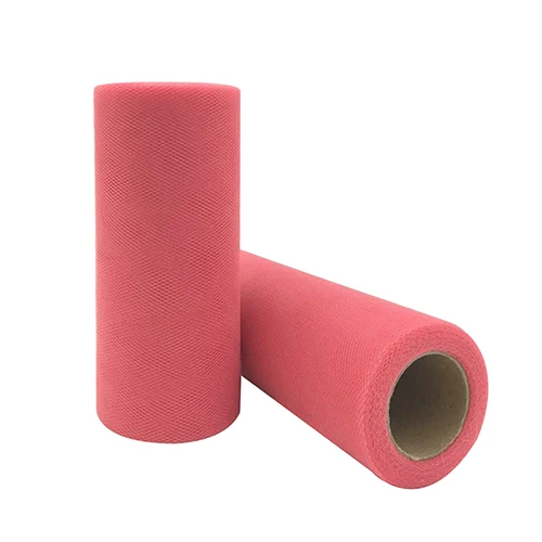 Tüll-Rolle, Spule, 25 Yards, 15 cm, weiße Organza-Rolle, rot, blau, Tüll-Organza-Stoff, Tutu-Rock, Mädchen, Babyparty, Dekoration, Partyzubehör