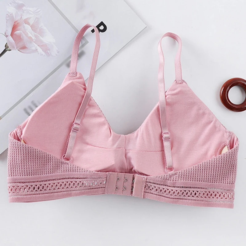 Women Adjustable Shoulder Strap Bras Gather Comfortable Bra Push Up Underwear Soft Breathable Bralette New