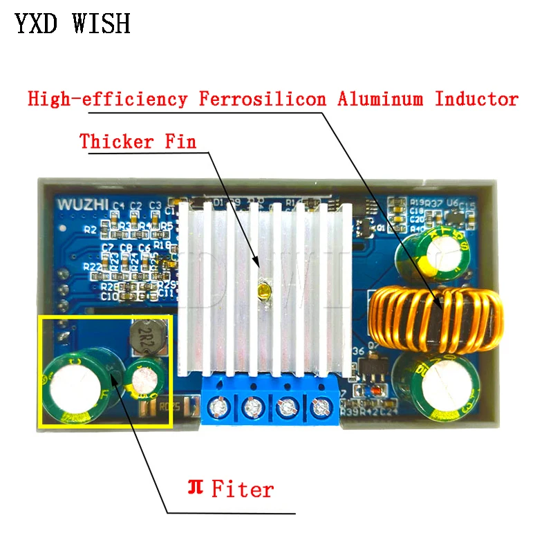 ZK-4KX DC-DC Buck Boost Converter CC CV 0.5-30V 4A 5V 12V 24V Power Module Adjustable Regulated laboratory power supply zk - 4kx