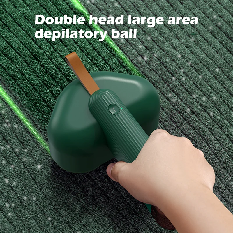 Двухсторонний триммер для волос с шариками устройство для приклеивания 2 в 1 USB Бритва для ткани Машинка для удаления волос для одежды гранул...