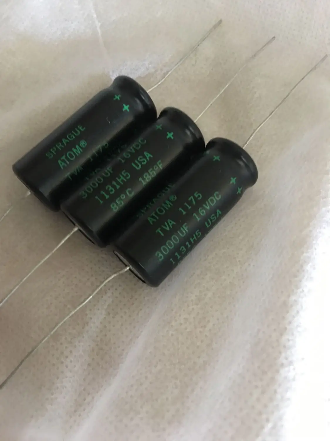 

4pcs/10pcs SPRAGUE ATOM TVA 16V3000UF generation 16V3300UF axial aluminum electrolytic capacitor free shipping