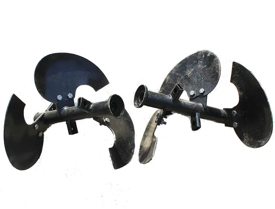 อุปกรณ์เครื่องจักรกลการเกษตรรถแทรกเตอร์เดิน ROTARY Tiller Ridger ดินการเพาะปลูก Ditch TOOL ยางทําเครื่องจักร