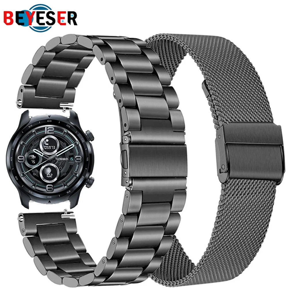 

Metal Stainless Steel WatchBand For Huawei watch4/4 Pro Smart Watch Replace Bracelet Strap Wristband For Amazfit GTR4/GTR3