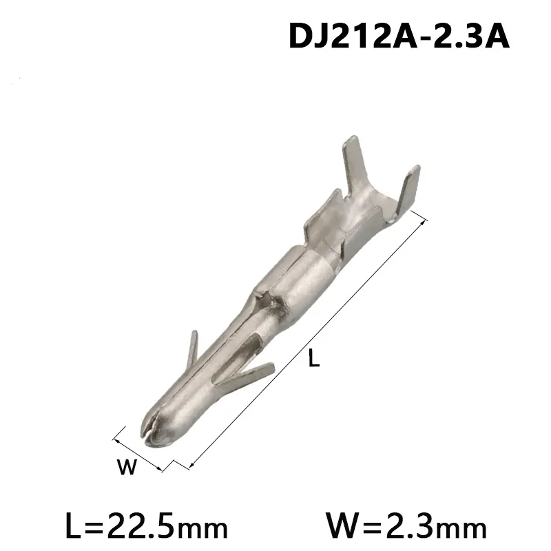 2000 pcs 2.3mm G87 Automotive Terminal Brass Tin Plated Male Terminal Pins DJ212A-2.3A