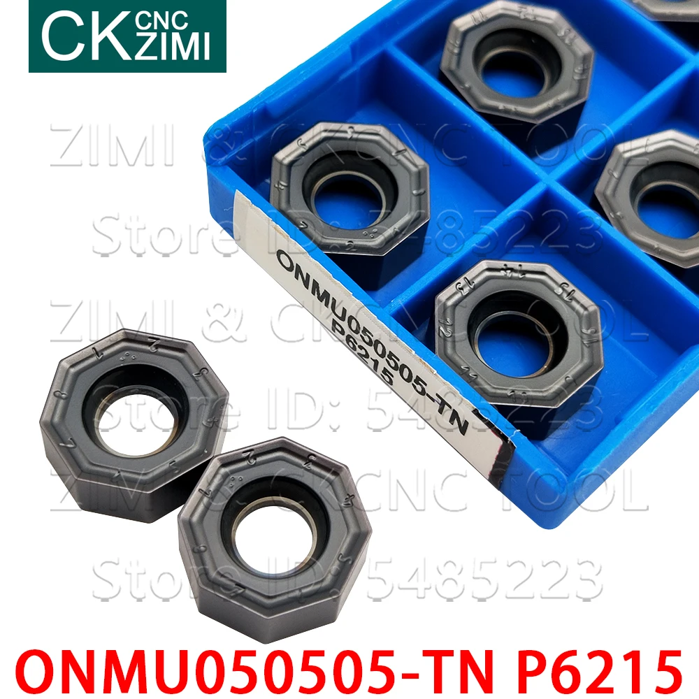 ONMU ONMU050505-TN 팔각형 밀링 인서트, 나이프 카바이드 인서트, 터닝 도구, 고품질 선반 커터, 보링 헤드, P6215
