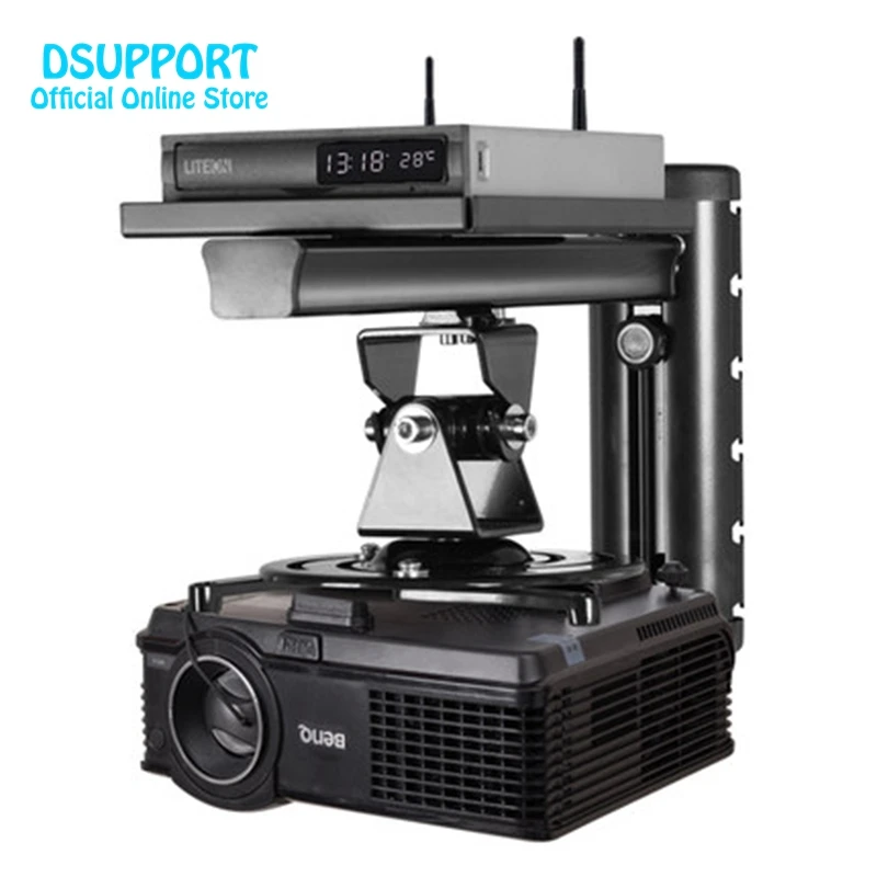 PR03-T Алюминий сплав 360 градусов проектор настенное крепление полный движение выдвижной Универсальный держатель для проектора