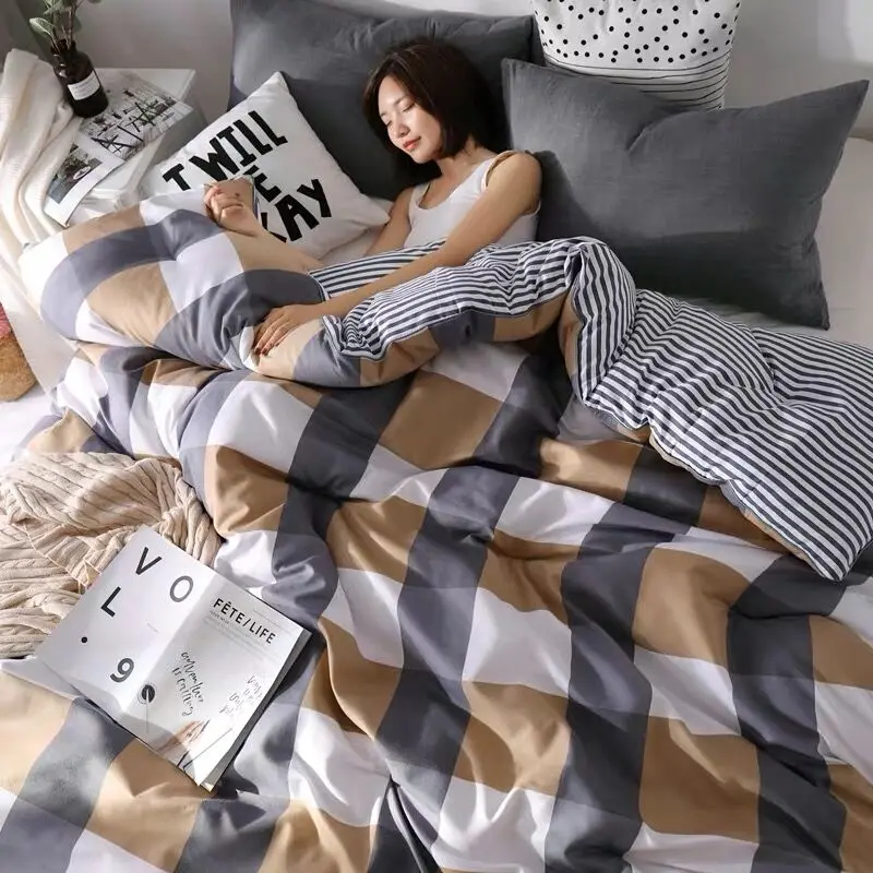 

Adults single/double cotton Winter thicken quilts bedding comforter students dormitory keep warm duvet with filling blankets