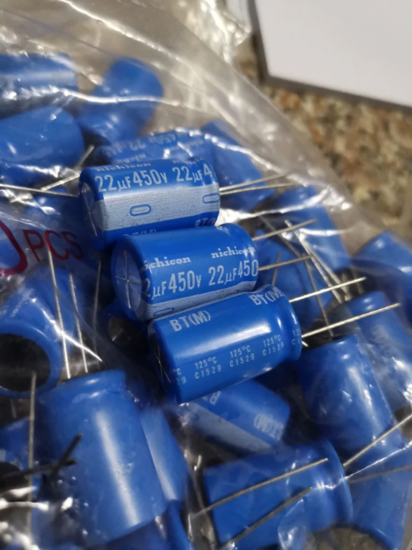 50pcs/lot Original nichicon BT series 125C Industrial grade high temperature aluminum electrolytic capacitors free shipping