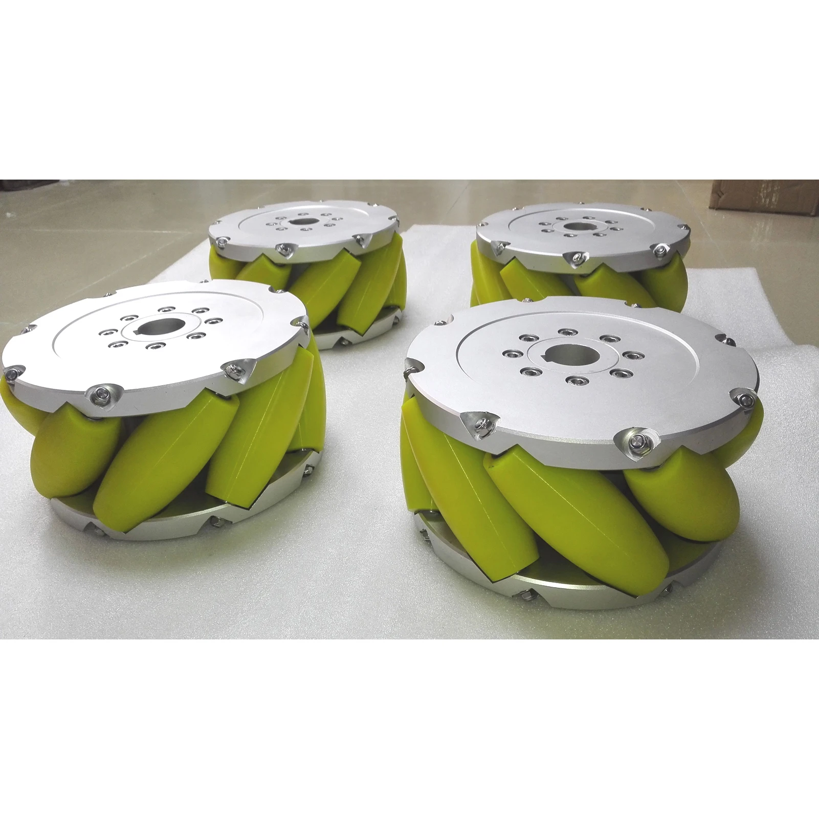 12 Inch(304.8mm) Heavy Duty Industrial Mecanum Omni Wheel Aluminum Alloy Load Cacipity 3000kg/Set A Set Of 4 (NM305A)