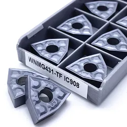 WNMG080404 WNMG080408 TF IC907/IC908 External Turning Tool WNMG431 WNMG432  Carbide Insert CNC Cutting Tool WNMG 080404 080408