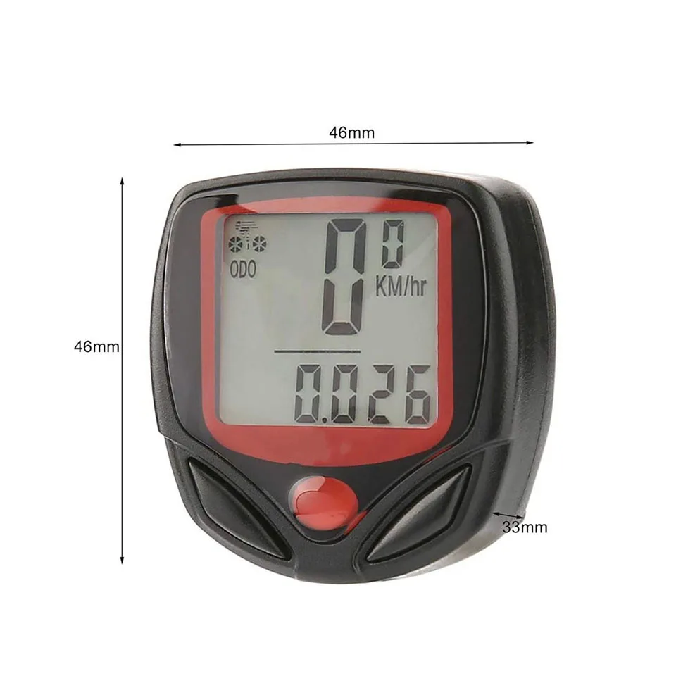 Cycling Stopwatch Riding Speedometer Bike Computer with LCD Digital Display Waterproof Bicycle Odometer  Cycling Accessories