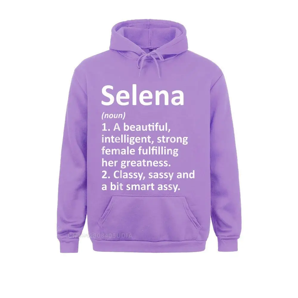 SELENA Definition Personalized Name Funny Christmas Gift Hoodie Sweatshirts Casual Hoodies Long Sleeve Hip Hop Clothes Male