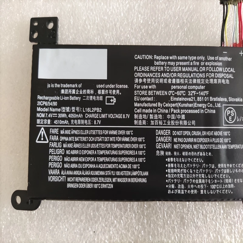 New L16L2PB2 L16L2PB3 L16M2PB1 L17L2PF1 Laptop Battery for Lenovo 5000-15 Ideapad 320-15ABR 14IAP 330-17IKB S145-15IWL 7.4V 30Wh