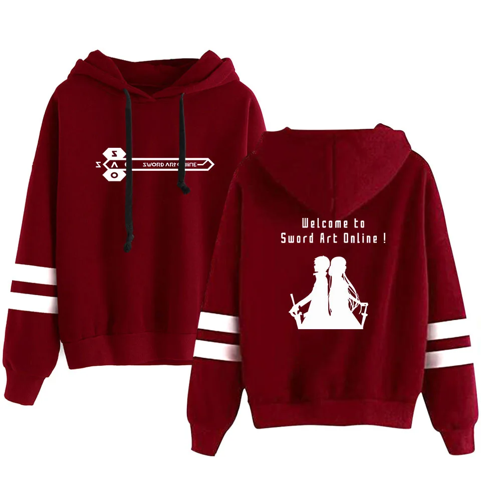 

Sword Art Online SAO hooded sweatshirt lovers autumn long sleeves Harajuku Brand clothes second yuan jacket New fashion Hoodies