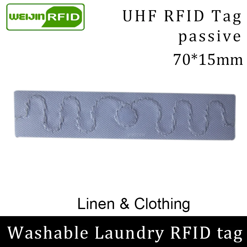 UHF RFID laundry tag Washable heat resisting hotel Linen clothing 902-928MHZ NXP UCode8 EPC Gen2 6C smart card passive RFID tags