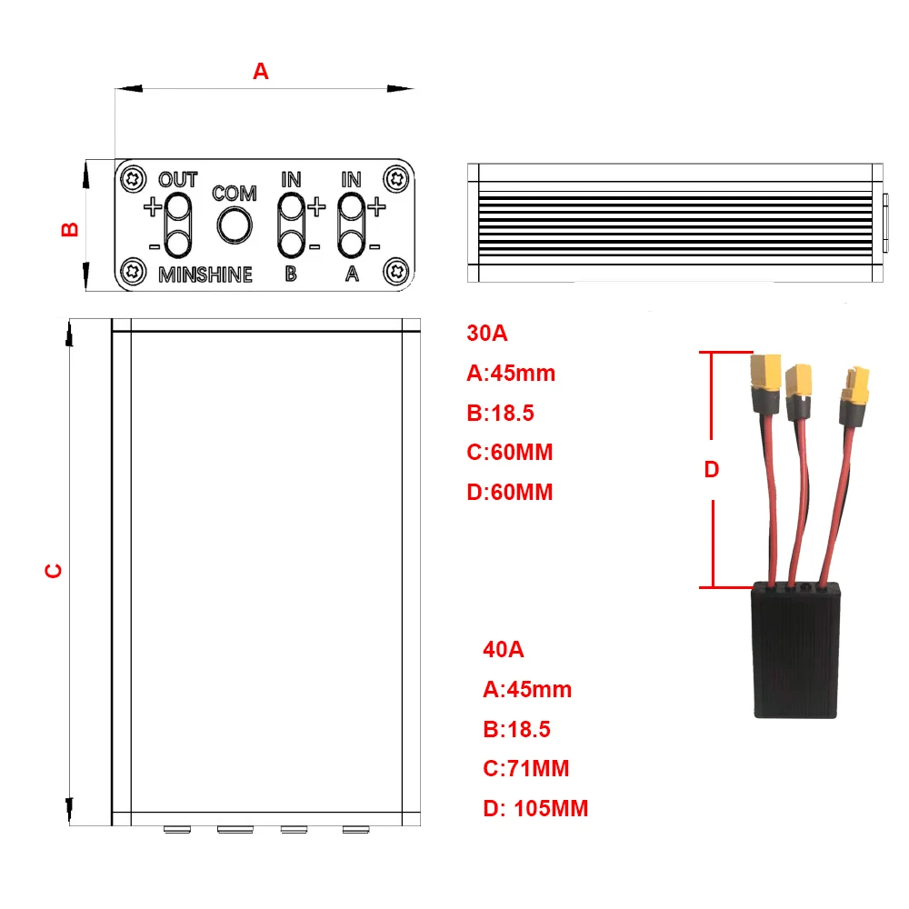 Dual Battery Pack Balance Parallel module Connect two battery in one module dual battery parallel module electric bike