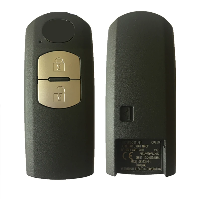 CN026031 Aftermarket MODEL: SKE13D-02 SKE13D-01 Keyless Smart Key For Mazda CX3 CX5 Axela 315MHZ ID49 Chip FCC ID: WAZSKE13D02