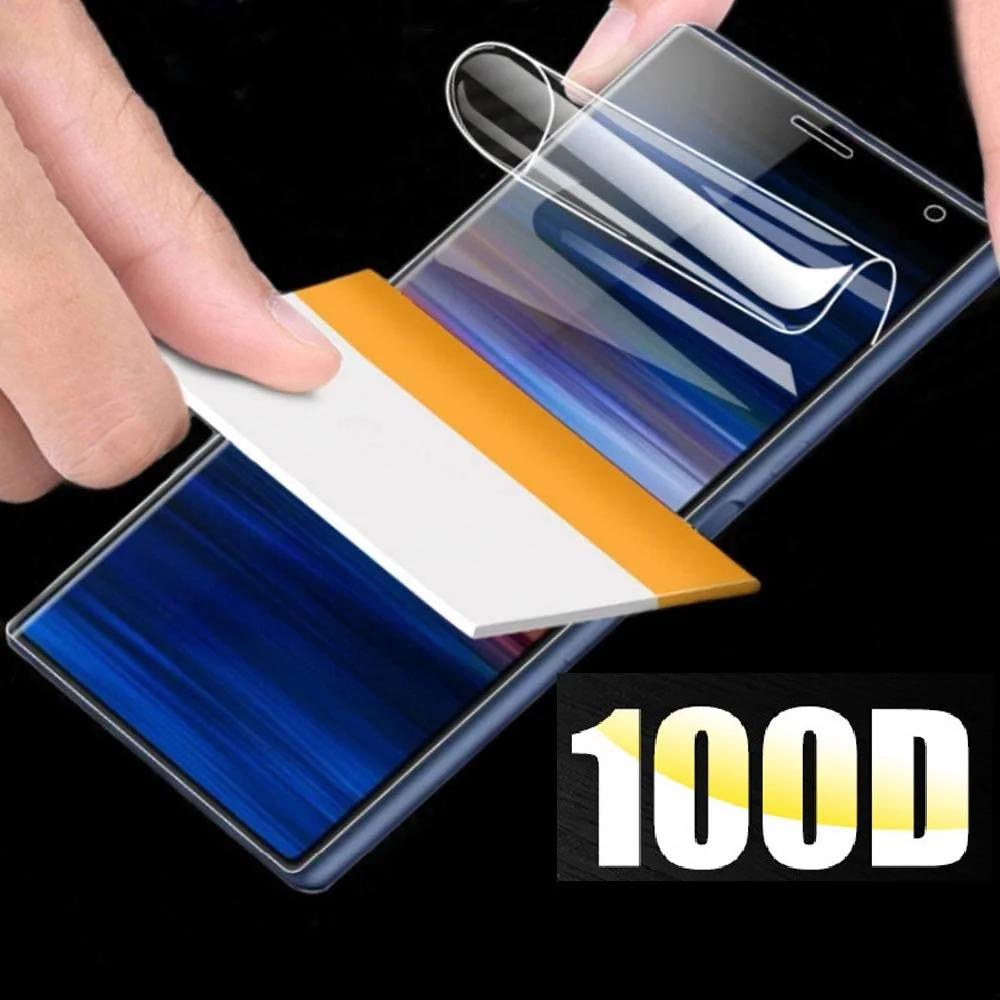 Protetor de tela para sony xperia m4 aqua p, lt22i s lt26i sp m35h c5303, película protetora de hidrogel macia
