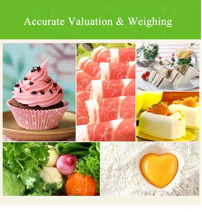 30KG / 1G Precision For Electronic Computings Electronic Gram Scale Digital Food Scale Plastic For Food Scales Digital