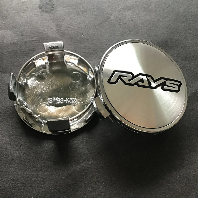 4pcs RAYS Racing  Wheels Center Hub Cap 62mm Car Styling Emblem Badge Auto Duspro of Decal Cover