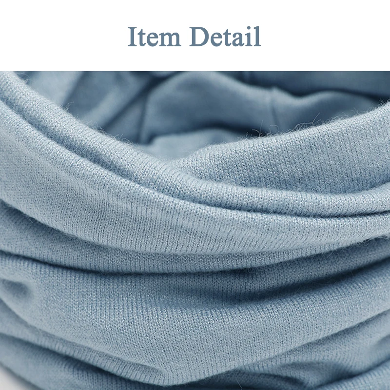 Rimiut Spring Autumn Winter Unisex Cotton Scarf For Men Women Neck Collar Solid Warm Scarves Fashion Warm Collar