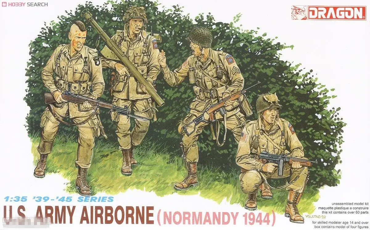 DRAGON 6010 1/35 U.S.ARMY AIRBORNE (NORMANDY 1944) model kit